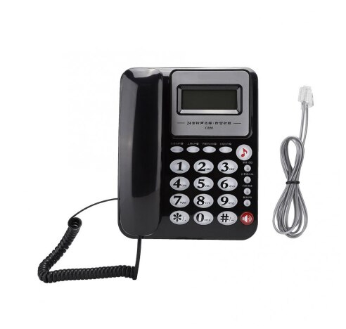 Telefoon, thuiskantoor, vaste lijn, stand-alone, nummerherkenning, zonder batterij, vaste telefoon, multi