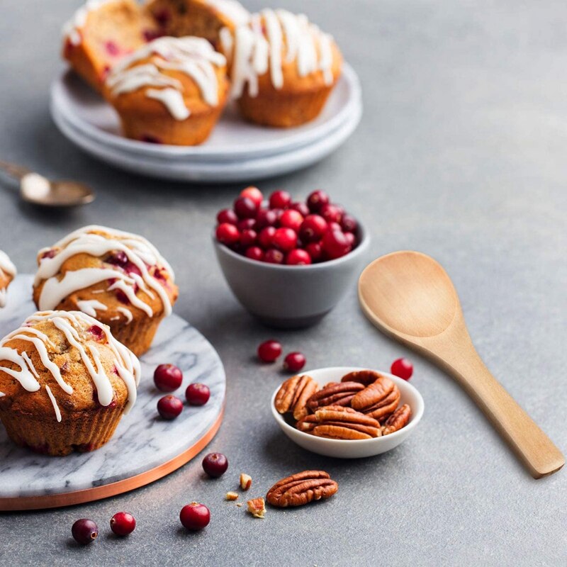 50 stück Kleine Holz Löffel Mini Natur Löffel Holz Honig Teelöffel Kochen Gewürze Löffel für Küche (Hellbraun)