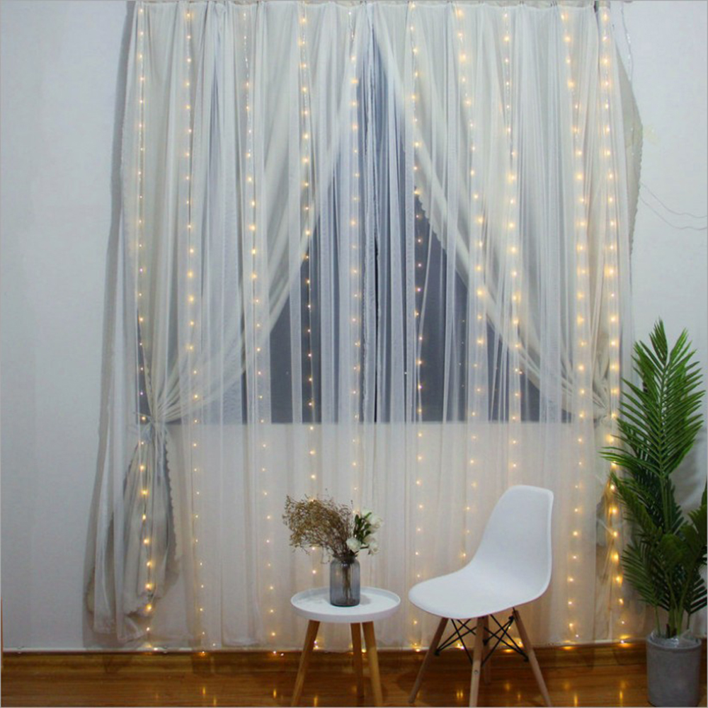 3Mx1M/2M/3M Battery LED String Lights USB Fairy Lights Garland For Year Wedding Party Christmas Home Curtain Decoration