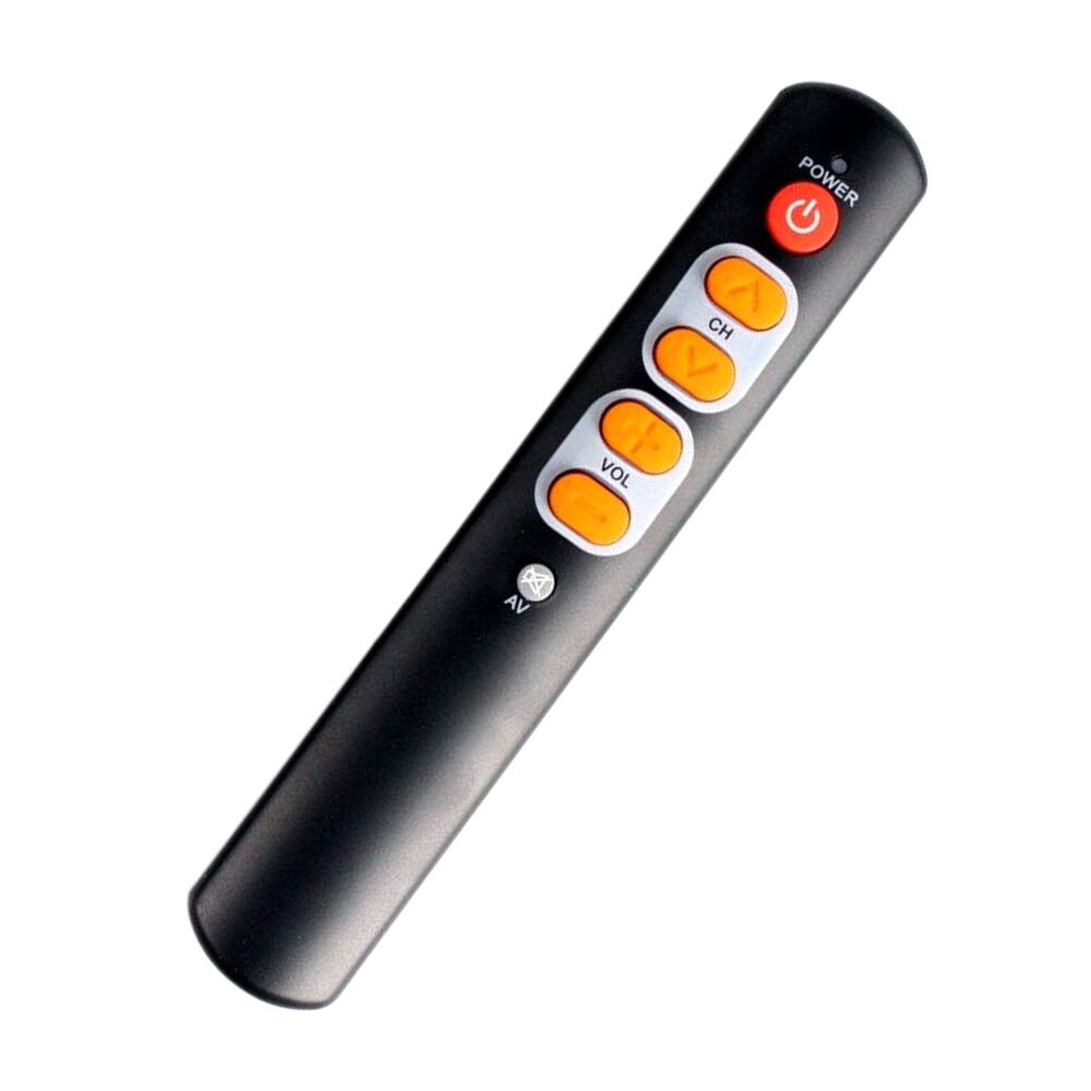 Universal Remote Controller Wireless Programmable 6 Key Infrared IR Learning For Button Replacement Practical Smart Learning: Yellow