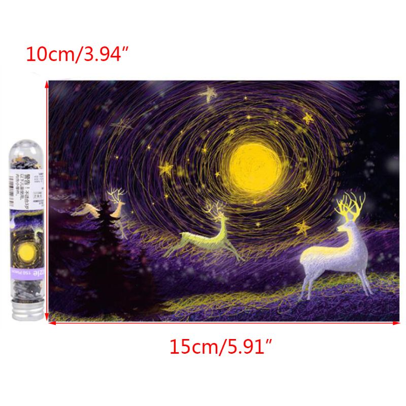 150Stck Mini Rätsel Reagenzglas Puzzle Pädagogisches Spielzeug Selbst Montieren Teaser für freundlicher Erwachsene Wohnkultur