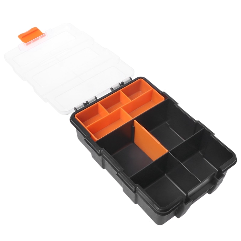 1 St Hardware Doos Transparant Multifunctionele Opslag Tool Case Plastic Organizer