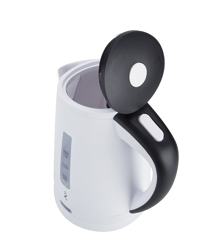 JATA HA701 tetera eléctrica 1 L Negro, Blanco 2000 W