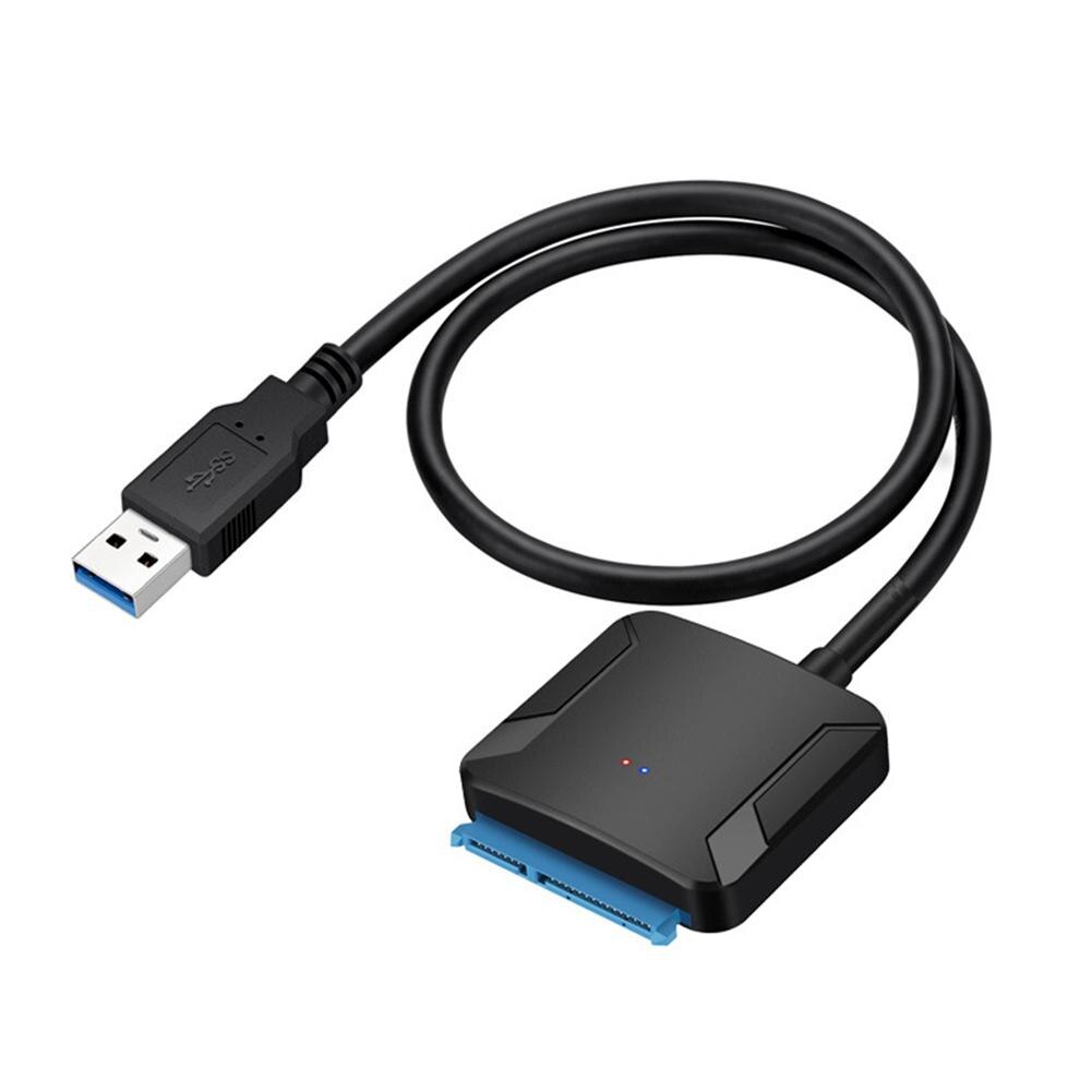 VKTECH USB 3.0 to Connect SATA 2.5 Inch 3.5 Inch Hard Disk Drive SSD Adapter Converter Cable Wire Cord for PC Laptop Desktop