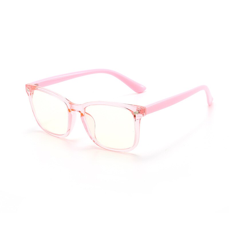 Children's TR Anti-Blu-ray Glasses Transparent Color Kids Blu-ray Flat Glasses Anti-UV Goggles