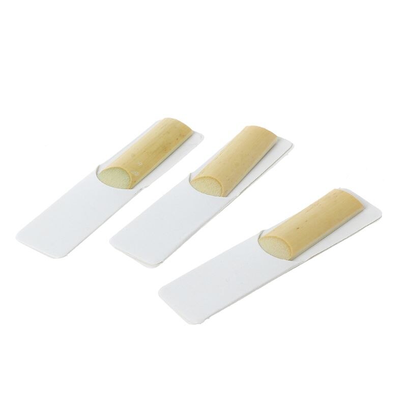 10pcs Bb Soprano Saxophone Reed Strength 2.5 Bamboo Sax Woodwind Instrument Part