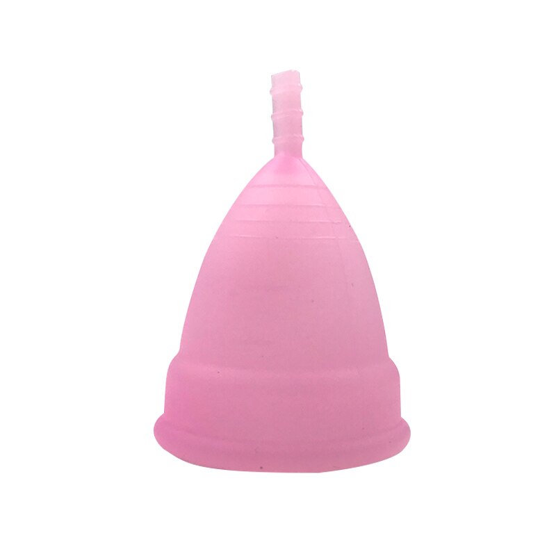 Menstrual Sterilizing Cup Collapsible Silicone Cup flexible to clean Menstrual Cup Recyclable Camping Foldable Sterilizer Cup: 1 PC Pink-L 25ML