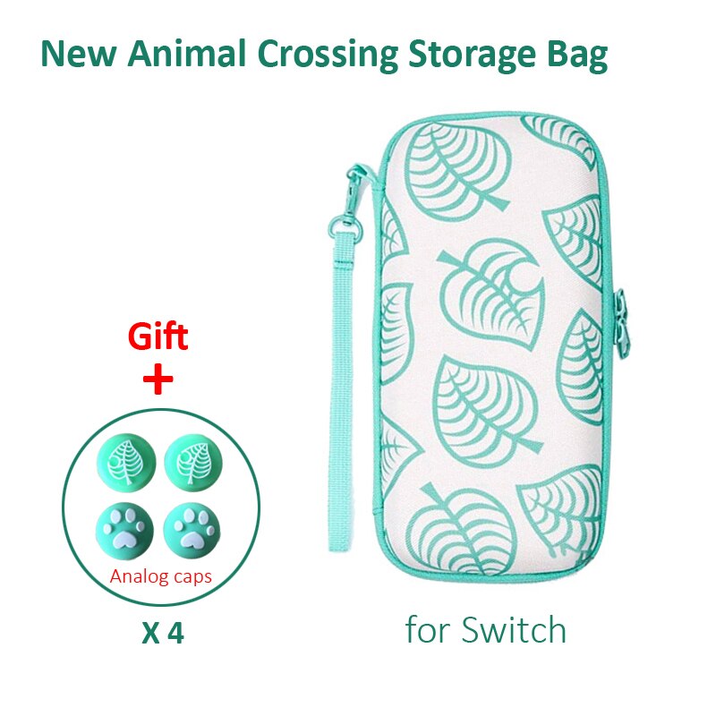 Mari Style Storage Bag Animal Crossing for Nintendo Switch Portable Travel Carrying Case for NS Switch Game Accessories: K(For Switch)