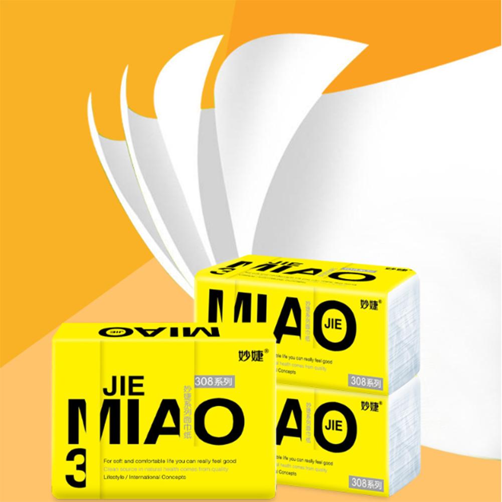 10 Pack /set Household Toilet Paper 4-Ply Disposable Dry Wipes Tissue For Home Kitchen Bathroom: Default Title