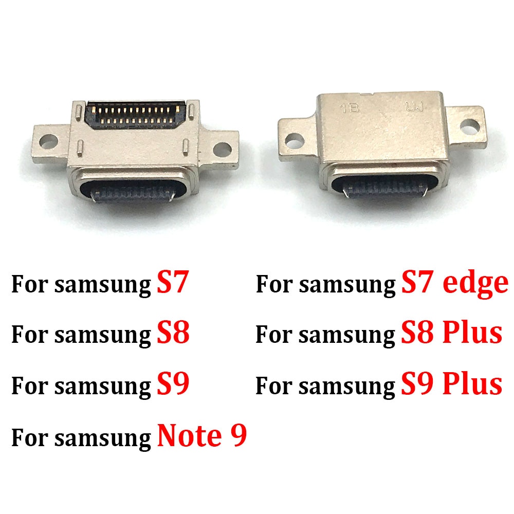 2 Stks/partij, usb-poort Opladen Connector Lading Jack Socket Plug Dock Voor Samsung Galaxy S7 Rand S8 Plus S9 Plus Note 9 usb-poort