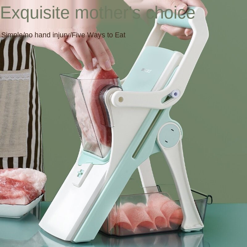 Groente Vlees Cutter Multifunctionele Eten Slicer Fruit Vlees Dunschiller Wortel Ui Rasp Keuken Accessoires Mand Fruit Slicer