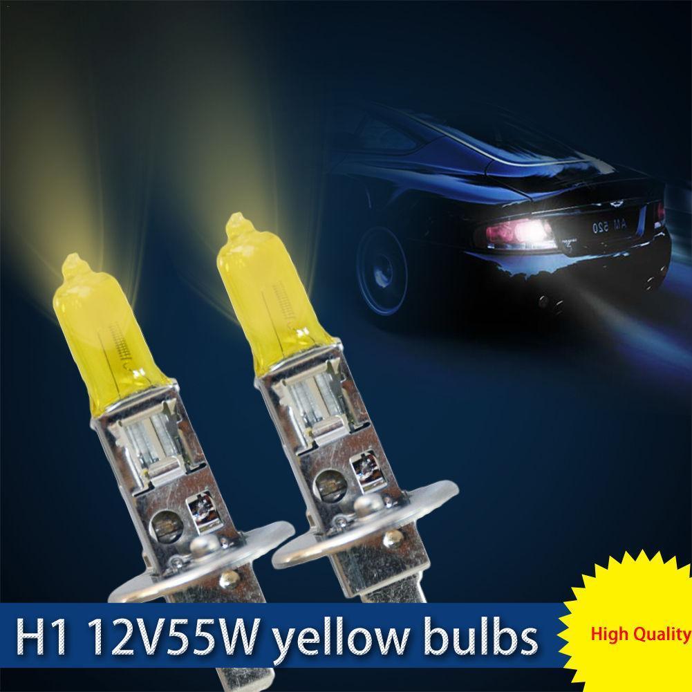 H1 55w 3000k gelb halogen auto scheinwerfer lampe-auto lampe quarzglas xenon strahler auto licht zubehör