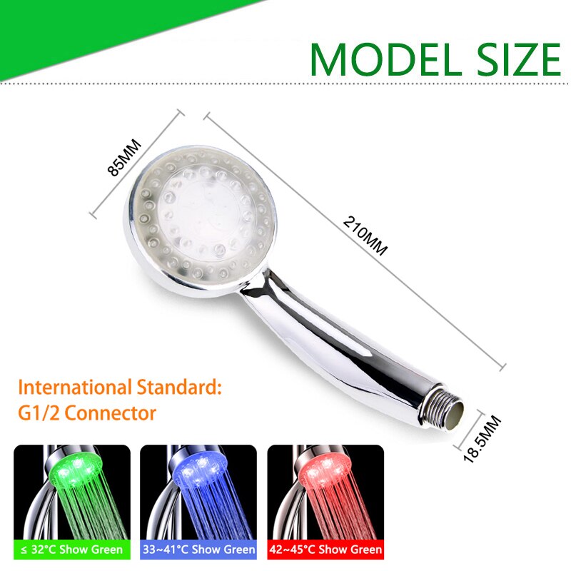 Led Water Kraan Accessoires Glow Kleurrijke Tap Nozzle Voor Badkamer Keuken Head Light 3 Kleuren 7 Kleuren