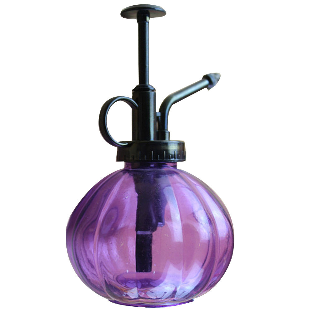 Vintage græskar form plante blomst sprinkler vand spray flaske haven værktøj: Lilla