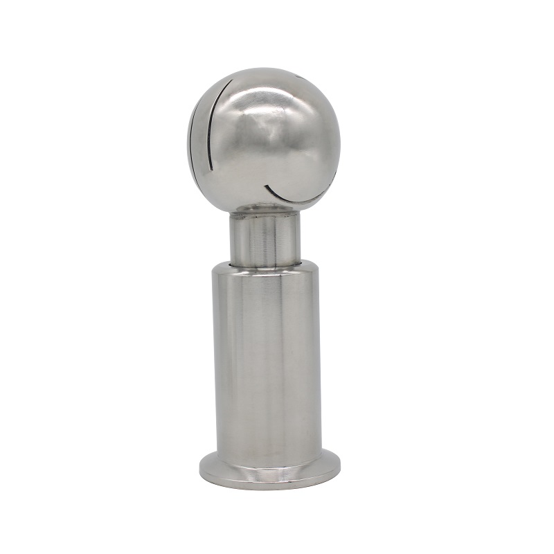 Bola de limpieza de Spray rotativa inoxidable SUS304, triple abrazadera de 1,5 pulgadas para tanque CIP, cerveza casera