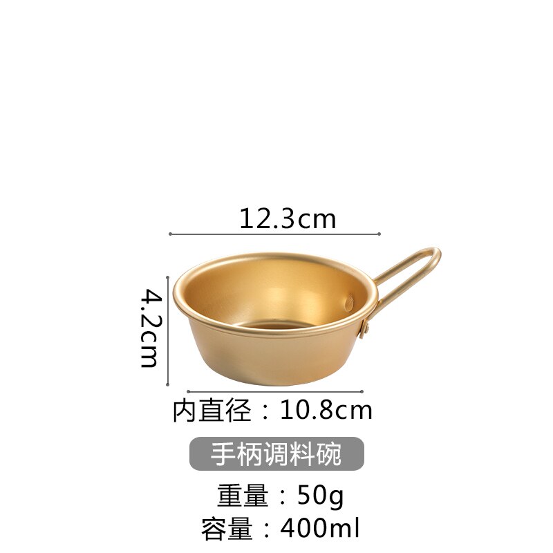 Szykowne złote garnek robić zupy ze stopu aluminium nie-Stick garnek robić mleka Stockpot kuchenka sałatka miska na makaron kuchnia narzędzia kuchenne 1PC zestaw garnków: Bowl