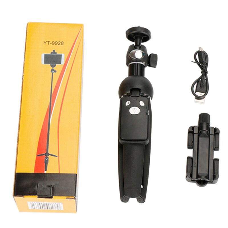 Support Téléphone Bureau Avec Bras Articulé - Réglable 360° - Base Alourdie - Pour Filmage, Visio, Streaming - 4