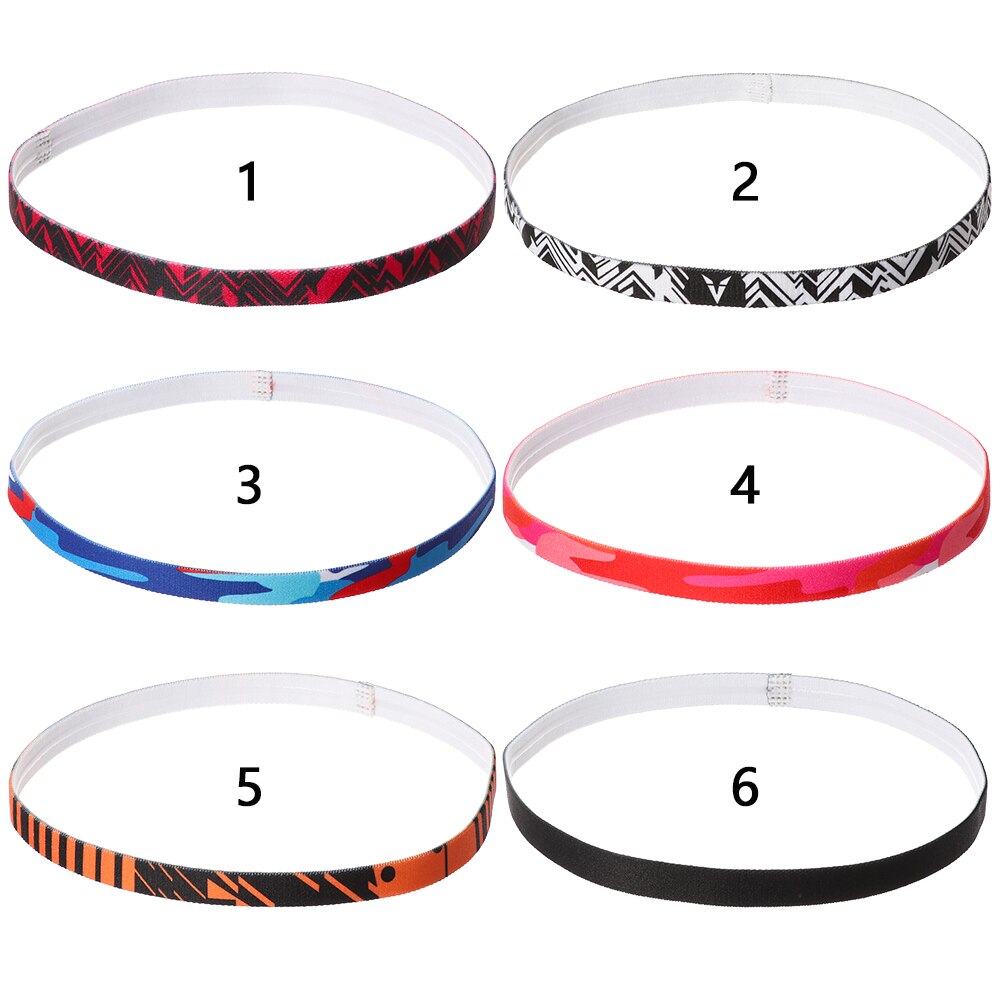 Bandas elásticas de goma para el pelo para hombre y mujer, cintas para el pelo de Color caramelo para Yoga, diadema deportiva para niñas, banda elástica antideslizante para el sudor, para correr y fútbol, 1 unidad