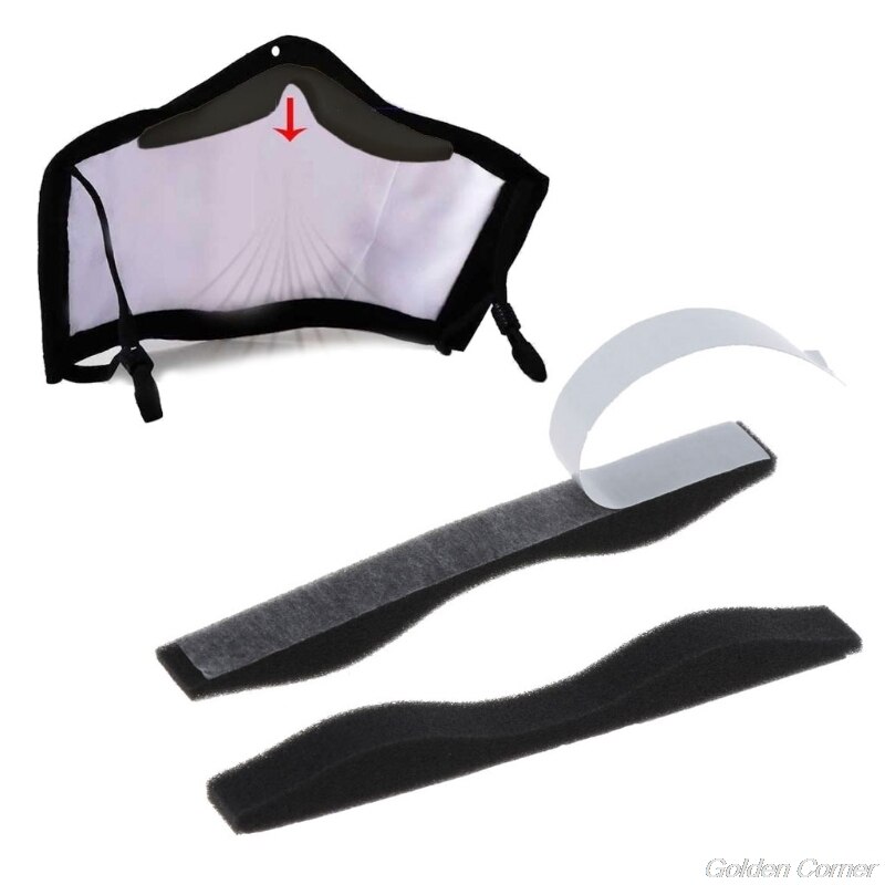 50/100 Microfiber Memory Foam Anti-Fog Self-Adhesive Nose Bridge Pads Glasses Wearers Anti Haze Mask Nose Sponge Strips D07 20