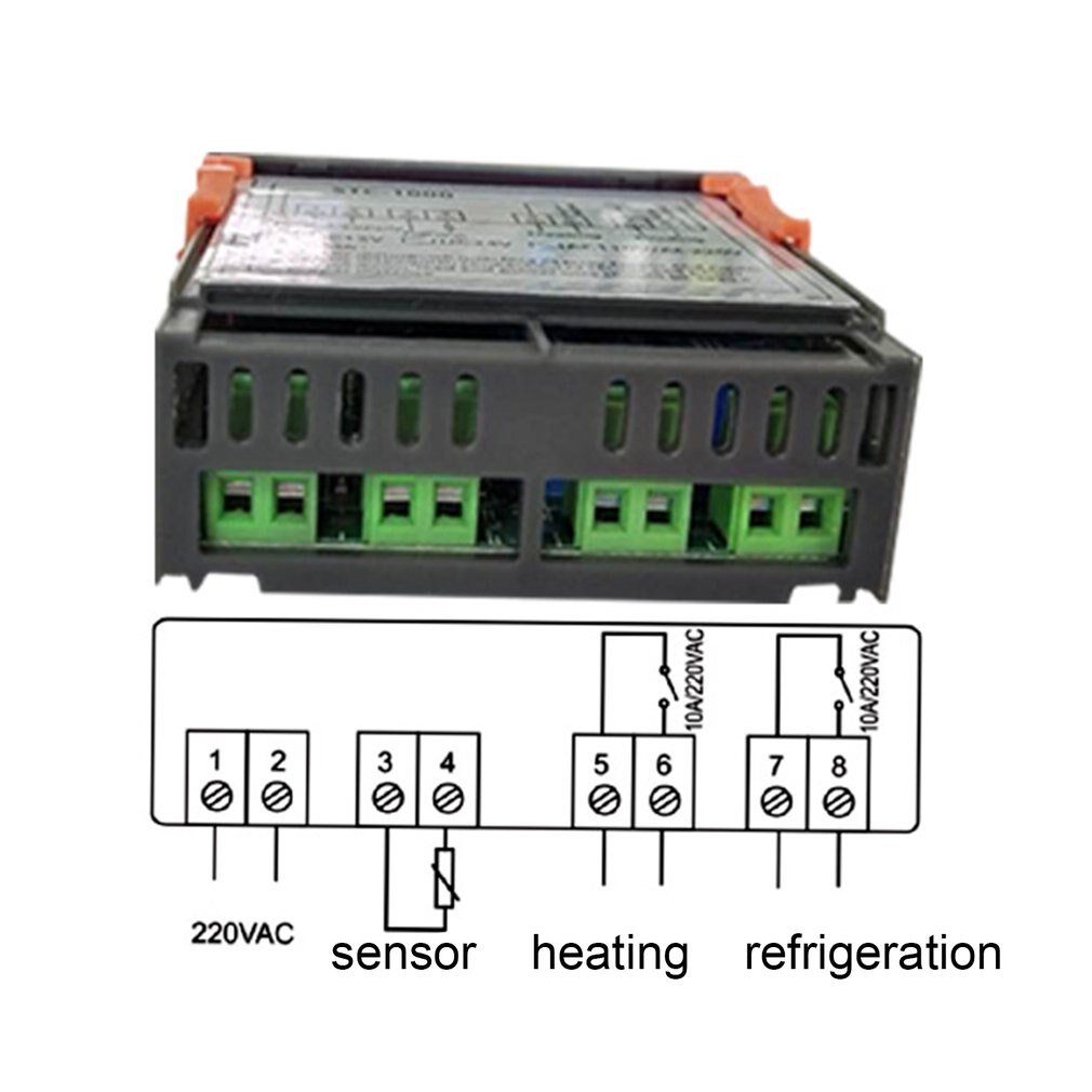 ENERRGECKO 10 x STC-3000 110 V-220 V 30 A druk digitale temperatuurregelaar thermostaat met sensorcontrolegereedschap