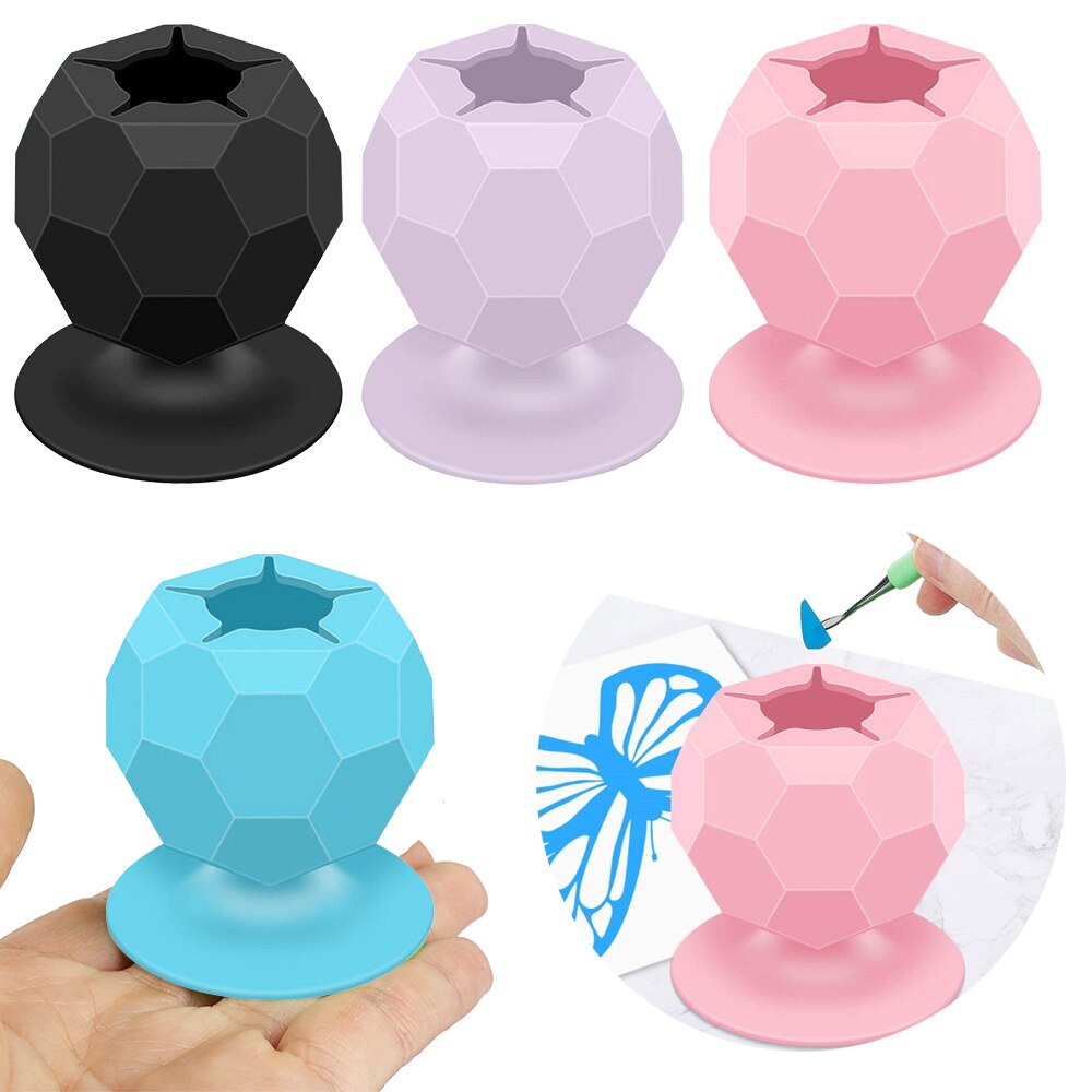 1PC Portable Opening Suction Cup Vinyl Weeding Scrap Waste Collector Household School DIY Handicraft Sewing Storage Accessories