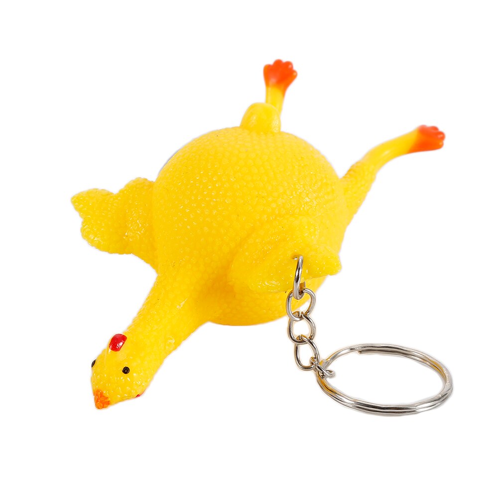 Funny Gadgets Speelgoed Kip Leggen Ei Vent Kip Grappen Maker Sleutelhanger Legkippen Overvolle Stress