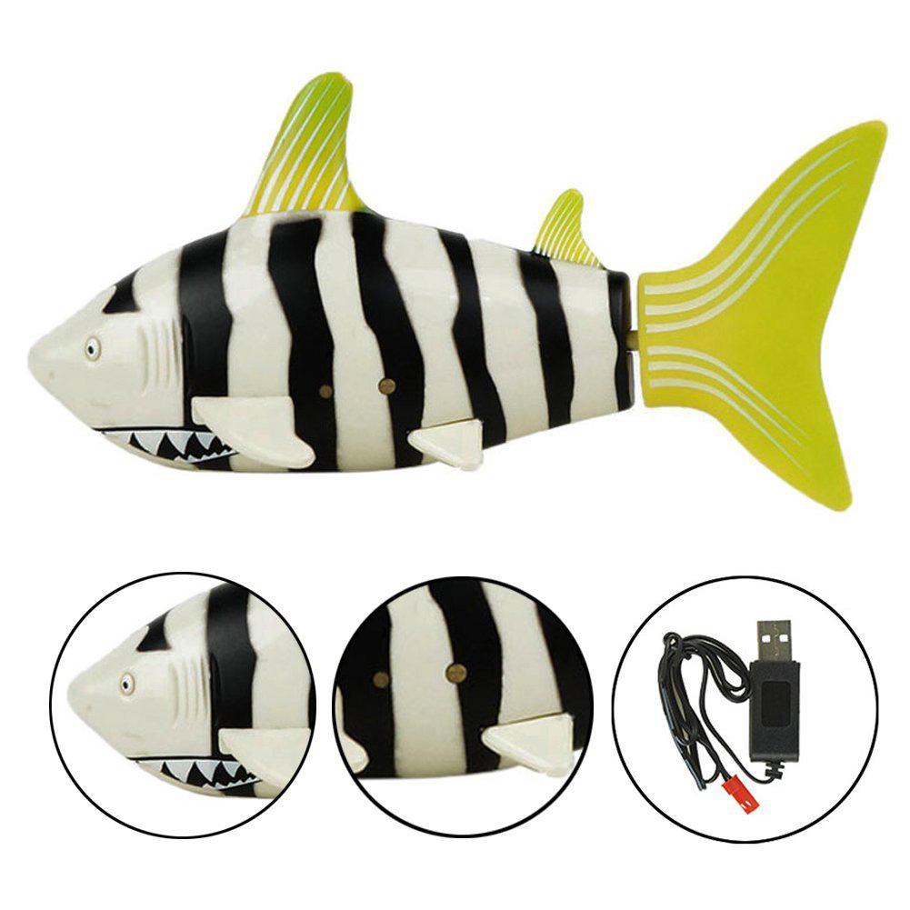 None Coke Can Remote Control RC Rechargeable Mini Shark Fish Toys Swim in Water for Kids