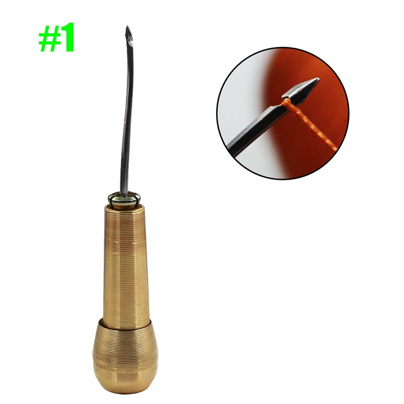 Leder NäHenne Schuh Reparatur Werkzeug Ahle Hand NäHenne Ahle Leder Werkzeug Nadel Werkzeug Bausatz Leder Handwerk NäHenne Liefert: RX069B-Nein.1