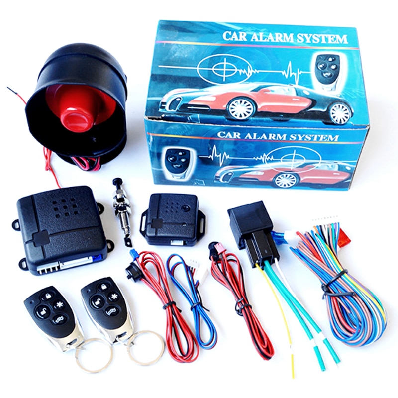 Immobilizer Car Central Locking Burglar Alarm With Horn Remote Control Security System Keyless Entry Door Lock Device Anti-Theft