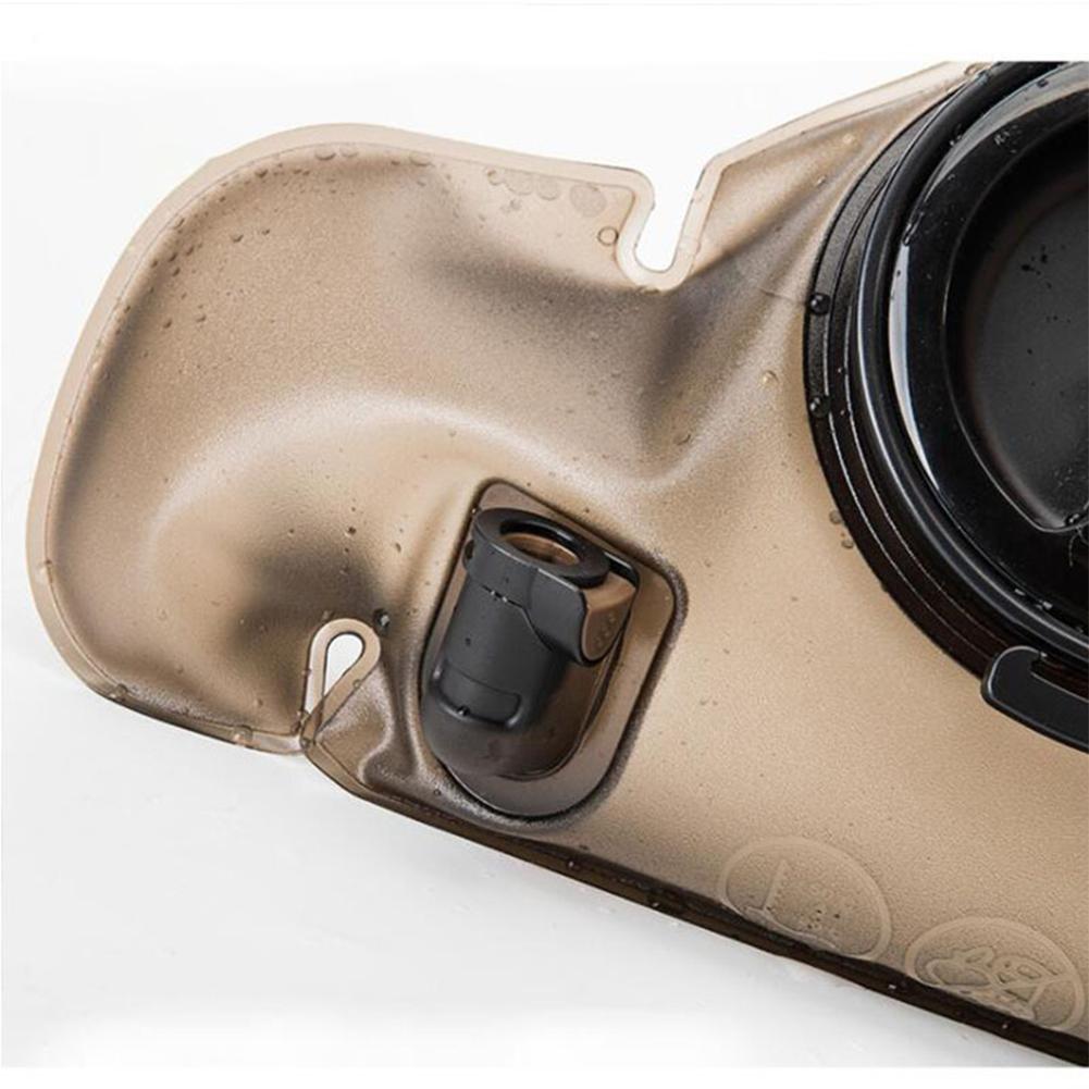 draussen Klettern TPU Wasser Tasche Crus-widerstand Verdicken Reiten Wasser Sack 1,5 L Tragbare Faltbare Wasser Tasche