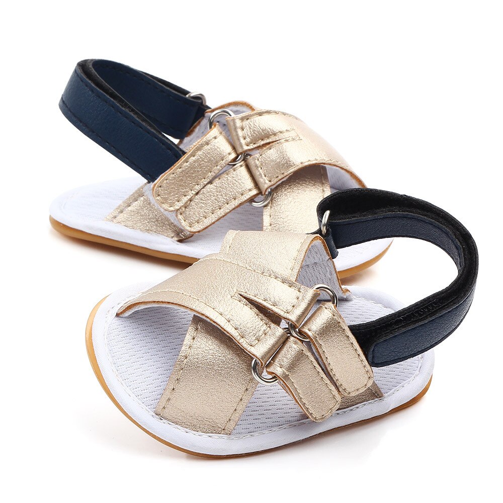 Patch kleur Baby meisjes sandalen Pu leer Rubberen zool baby Wieg schoenen baby Mocassins sandalen schoenen