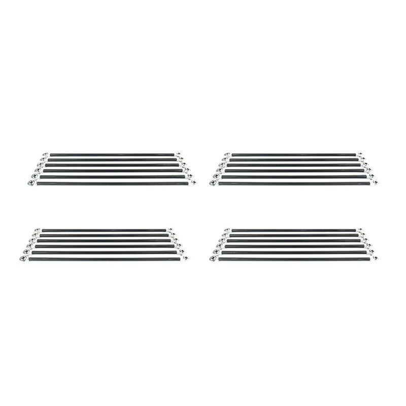 6 Pz/impostato Parallelo Manipolatore Fisheye Canna in Carbonio kit per Viti Kossel delta 3D Parti Della Stampante Accessori