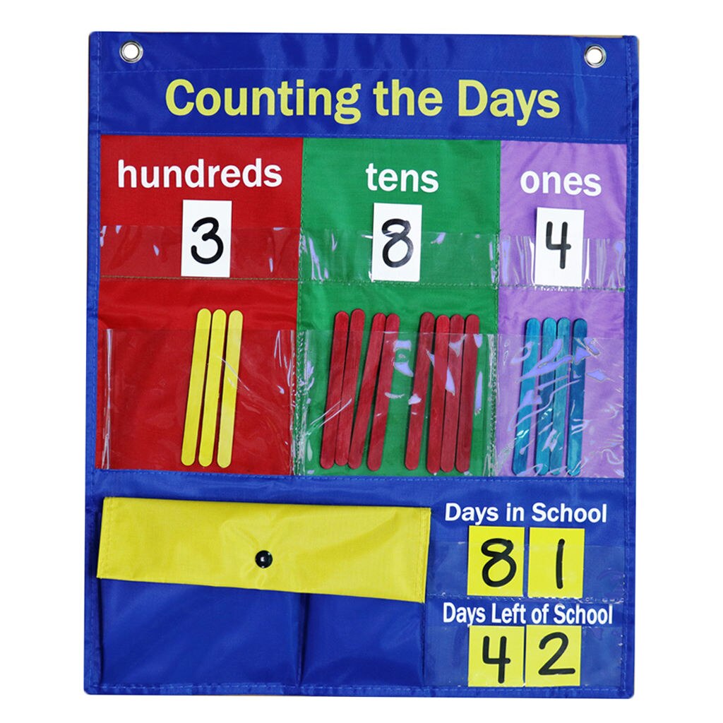 English Learning Card Center Chart Classroom Pocket Chart Color Wording Pictures Pocket Chart