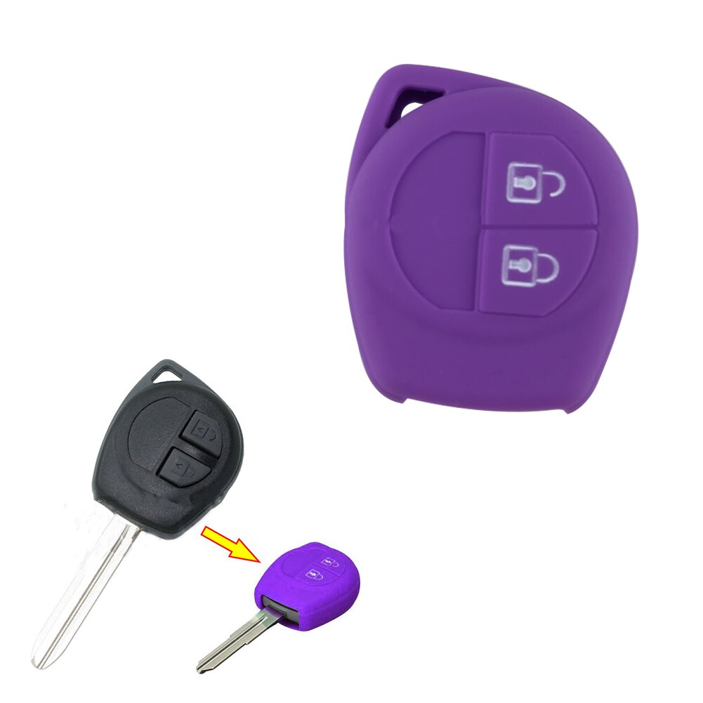 Siliconen Remote Key Case Voor Suzuki Sx4 Swift Liana Aerio Grand Grand Vitar Afstandsbediening Sleutel Afstandsbediening Sleutel Cover