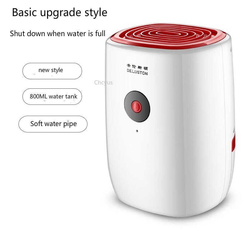 Electric mini air dehumidifier 800ml portable LED discplay air purifier machine automatic power-off defrost for home 100-240V EU