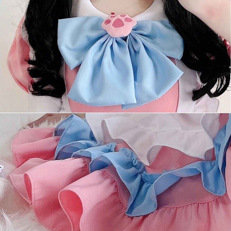 Robe Lolita Robe de Demoiselle d'honneur Grande Taille Jupe Mignonne Gros N Diego Fille Robe Cosplay Kostüme Gar Vajements