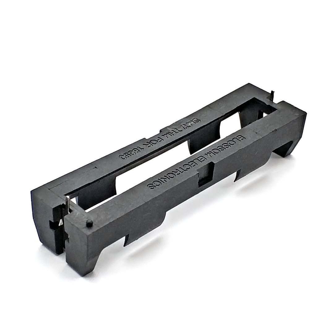 1 18650 batterijhouder thm met pinnen 18650 batterijopbergdoos tbh -18650-1c- thm