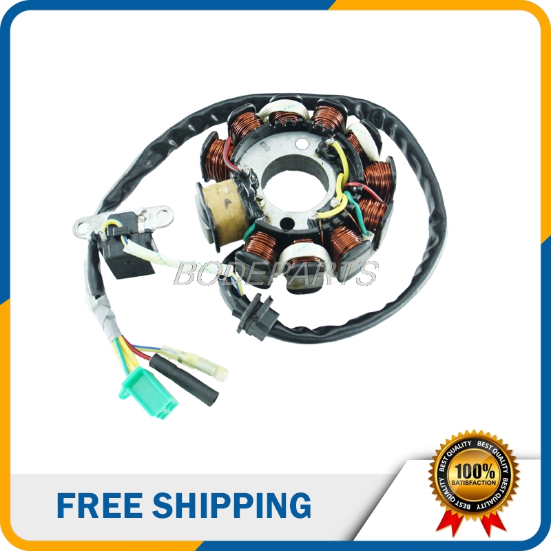 Motor Cycle Motor GY6-11 Poles Stator Coil Fit For Electric Start GY-125cc-200cc Engine