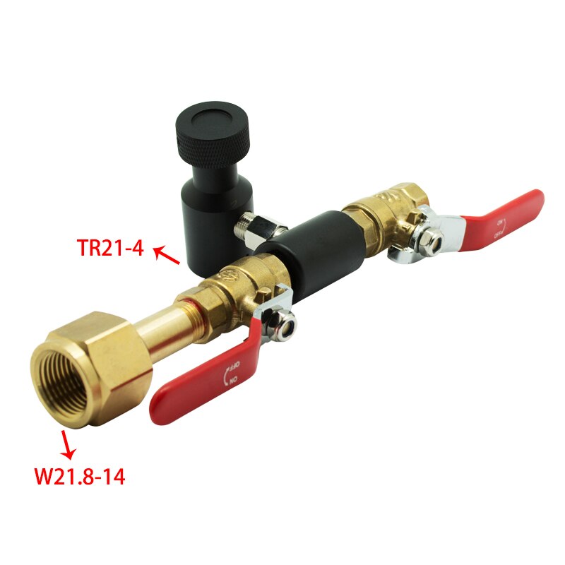 Universal W21.8 Thread Hose Adapter Kit For SodaStream - Connect To Large CO2 Tanks For Filling Soda Maker Cylinders