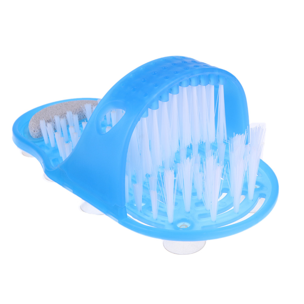 Plastic Bath Shower Feet Massage Slippers Bath Shoes Brush Pumice Stone Foot Scrubber Spa Shower Remove Dead Skin Foot Care