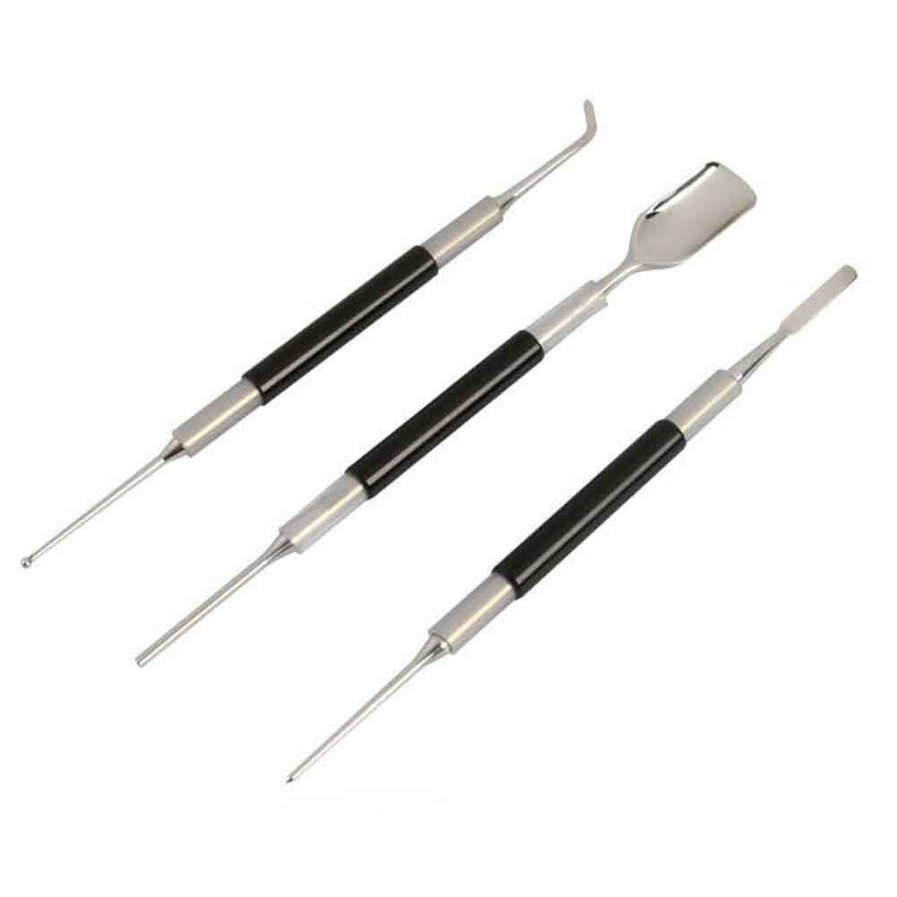 3pcs/set Tamper Home Cappuccino Barista Latte Decorating Needle Kitchen Coffee Art Pen Carving Cafe Tool DIY Stainless Steel