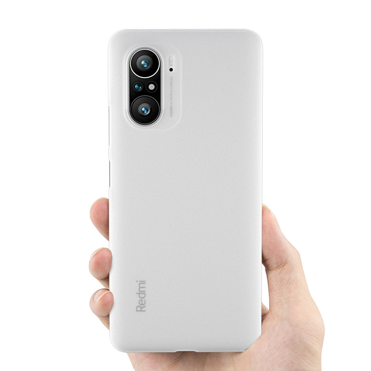 Einfache Stil Telefon fallen Zurück Abdeckung Ultra Dünne Silm PP Coque Fundas Für Poco F3: transparent Weiß