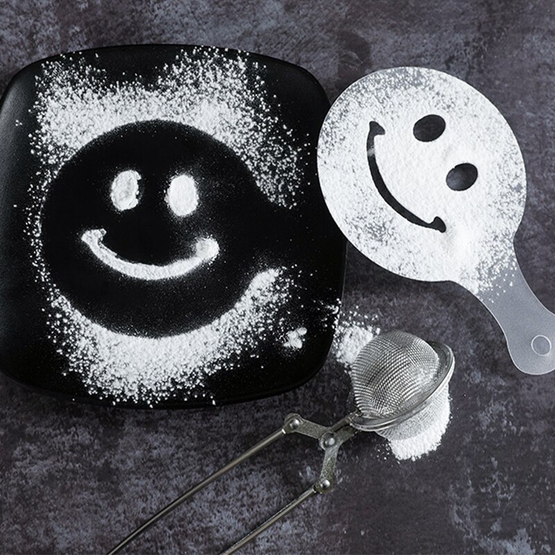 Tamiz de harina de malla fina de acero inoxidable, tamiz de harina/agitador de azúcar en polvo/colador pequeño de mano, herramientas de panadero