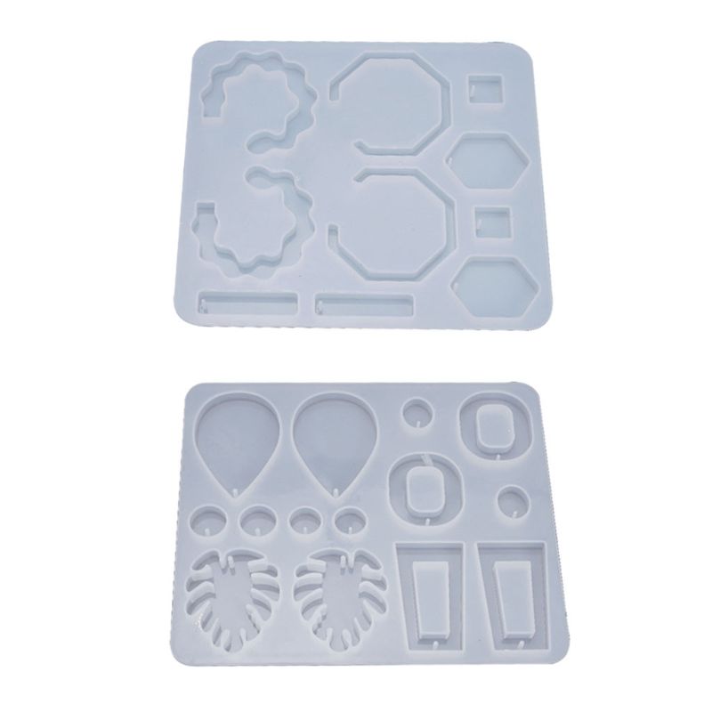 Molde de resina epoxi para pendientes, molde de silicona para manualidades, artesanía, herramientas para hacer joyas