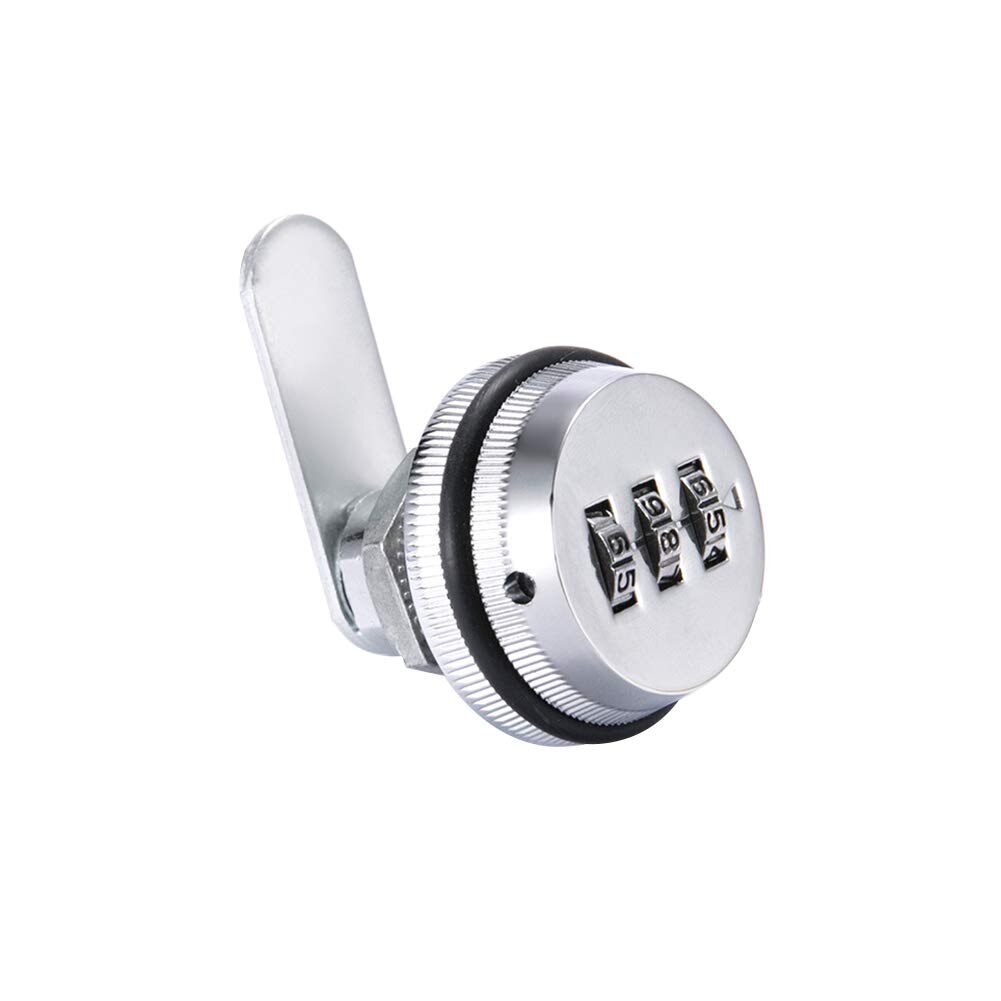 Combination Cam Lock Security Locks Bright Chrome Zinc Alloy Password Coded Lock for MailBox Cabinet Lockers