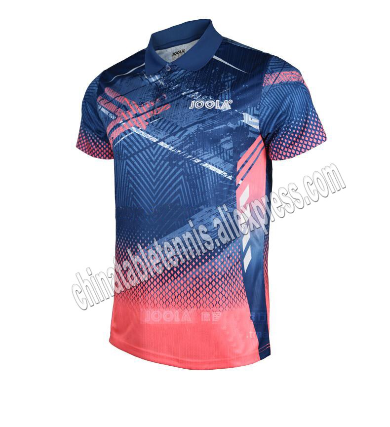 Joola-Camiseta deportiva de manga corta para hombre y mujer, ropa transpirable para tenis de mesa, bádminton, Verano