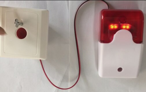 Kit d'alarme de sécurité domestique, sirène stroboscopique filaire, 5V 103, son Durable, lumière clignotante pour système d'alarme domestique, son rouge, bleu, Orange, blanc