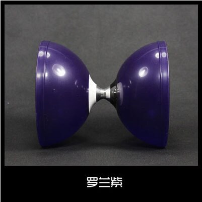 120mm*140mm 246g YOYO 3 Bearing Diabolo Set Metal Head Sticks Grade Chinese Kong Zhu: violet