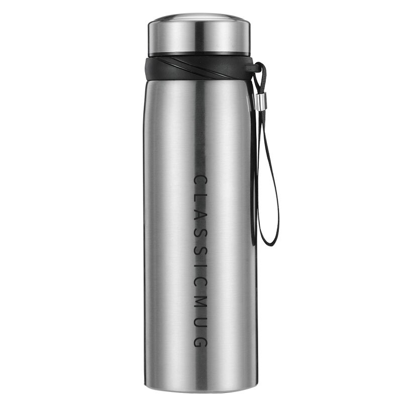 Rustfri stål termokande koldt vand kaffe mælk drink 24h holde temperaturen udendørs rejse kop 1000ml bærbar vakuum termokande: 1500ml / 3
