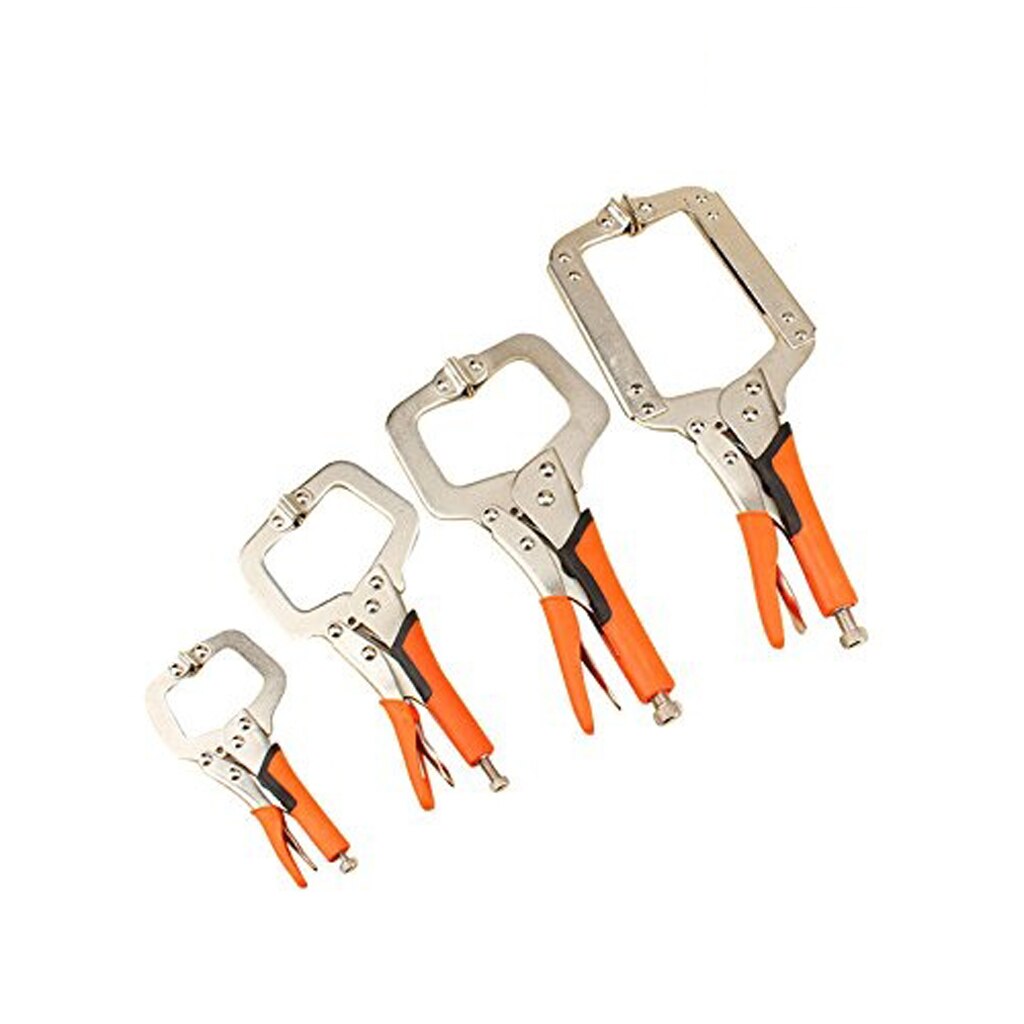 Heavy Duty Locking C Clamp Forceps Welding Locking Plier Non-Slip Handle